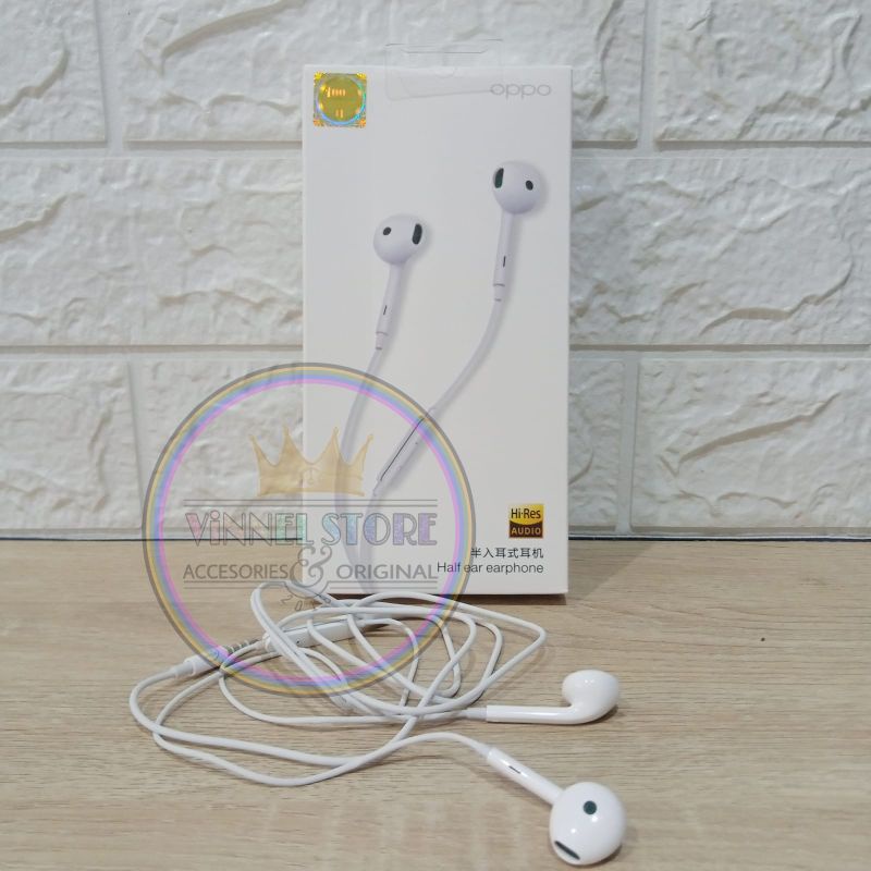 Headset OPPO  MH150 Original 100% Hires Audio Dengan Mic Earphone OPPO