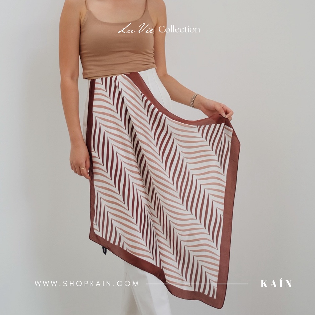 SHOPKAIN PALM scarf in Punch - LA VIE  Collection