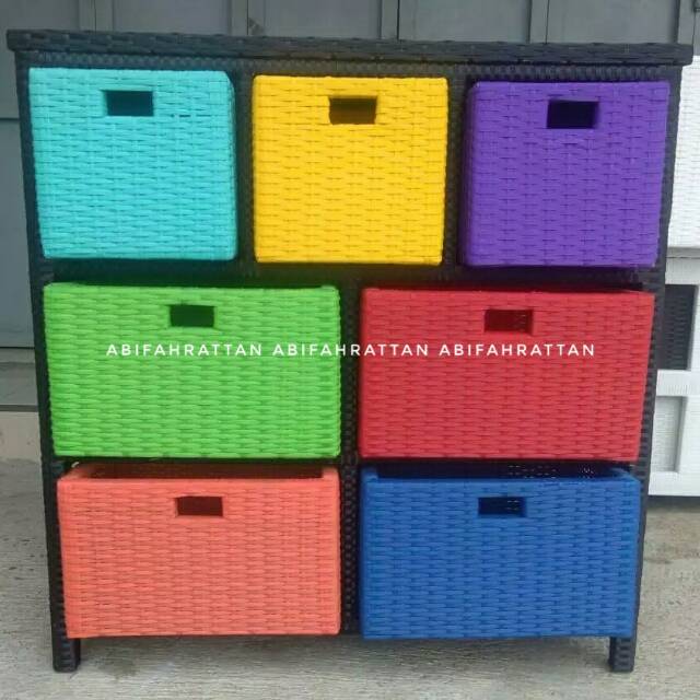 Drawer Rotan / Laci Rotan Sintetis
