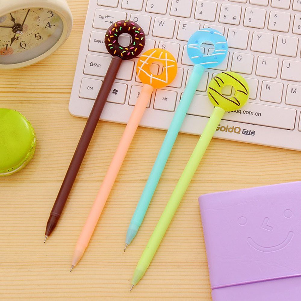 

P46 Cute Pen Pulpen Donuts Pena Donat Doughnut ATK Bolpoin Unik Lucu ATK Sekolah