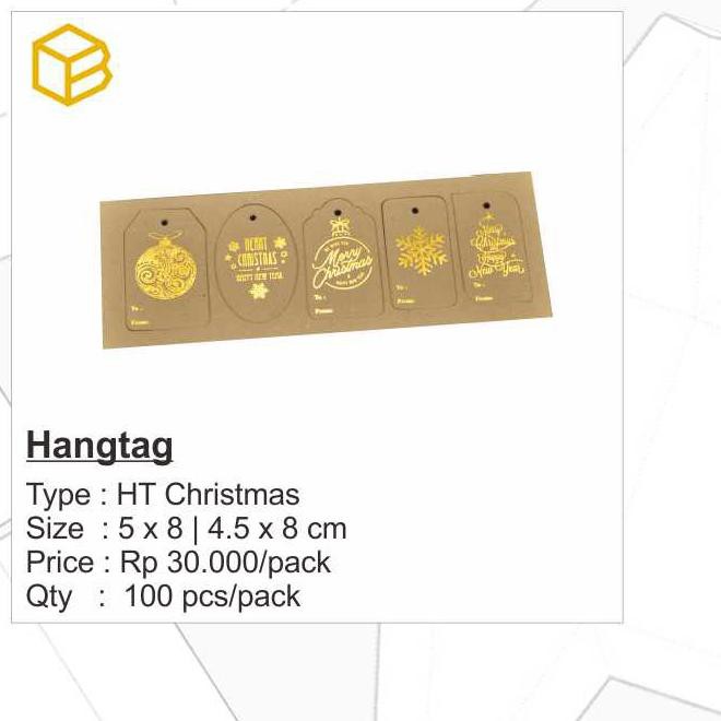 

SALE© HTK SC1 | Hang tag kraft christmas. hang tag christmas.aksesoris natal ,..,..,