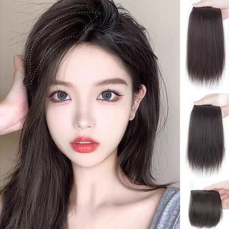 Wig Hair Pad Hair Pads Root Wig Patch Rambut Banget Rambut Tak Terlihat Berbulu Rambut Rontok Satu Potong Rambut