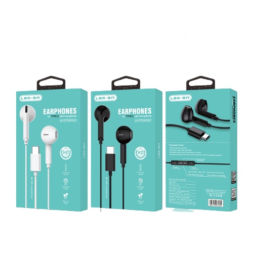 HANDSFREE EARPHONE LOG ON SOFTSTYLE TYPE C LO HF 779 588 C TIPE C DIGITAL AUDIO UNIVERSAL MIC