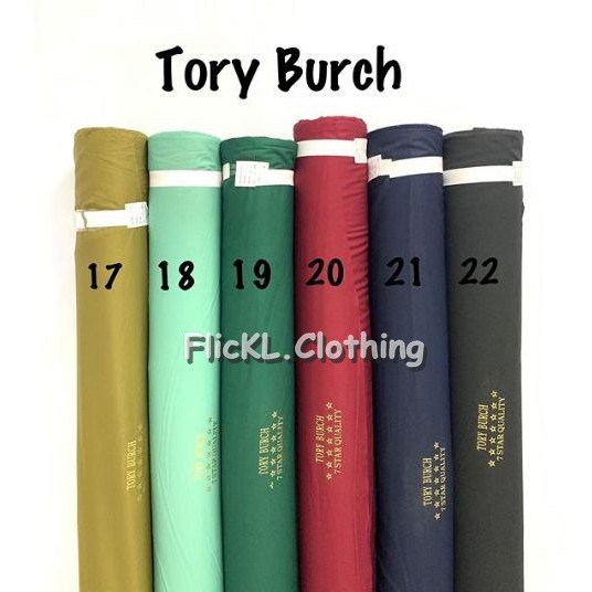 Bahan Kain Torry Burch Jilbab Gamis Muslim Rollan