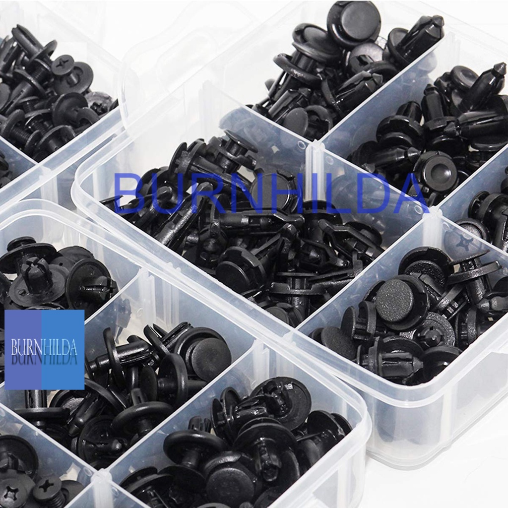 EAFC Baut Rivet Mobil Universal Car Pin Fasteners Clip 620 PCS Car Retainer Clips Plastic Fasteners Kit Fender Rivet Clips 16 Most Popular Sizes Auto Push Pin Rivets Set for Toyota GM Ford Honda Acura Chrysler