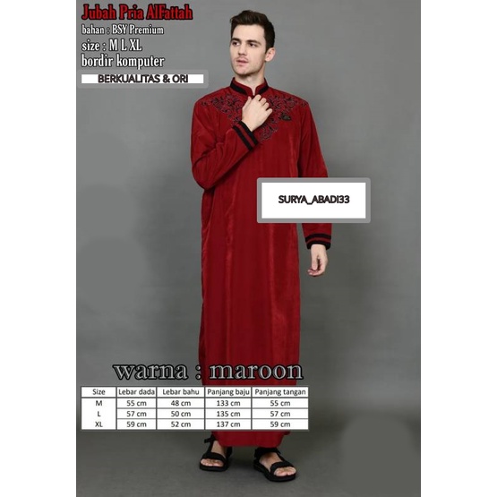 Jubah Pria Pakistan / Jubah Pria Premium / Baju Jubah Pria Dewasa / Gamis Bordir Pria Dewasa / Jubah