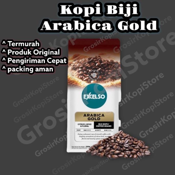 

[ COD ] Excelso kopi biji Arabica gold 200gram SPECIAL Kode 1302