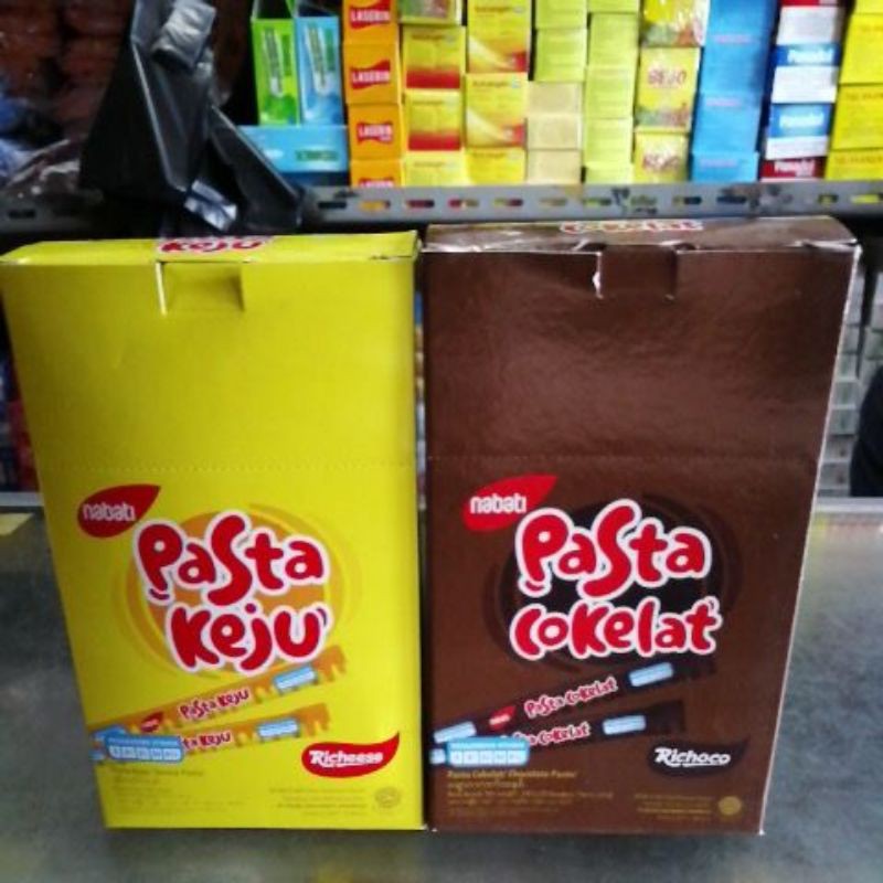 

Nabati Pasta Cokelat & Pasta Keju isi 20 @ 8gr