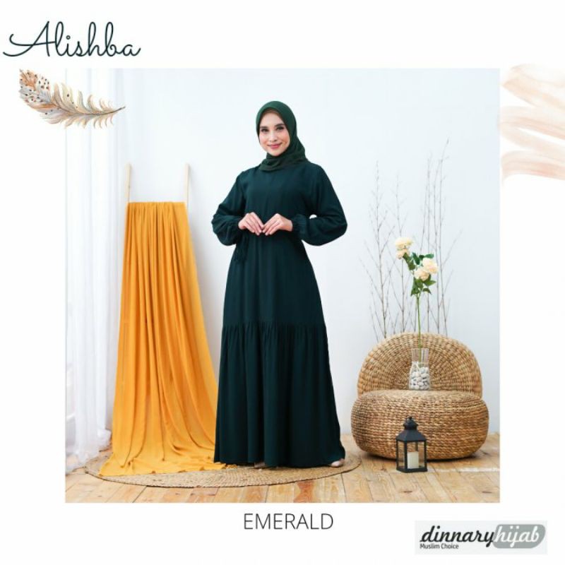 GAMIS ALISHBA POLOS DINNARY HIJAB