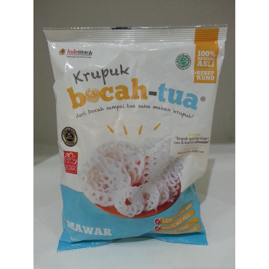 

Krupuk Bocah-Tua Mawar Original 200gr / Krupuk Mawar / Krupuk Warung