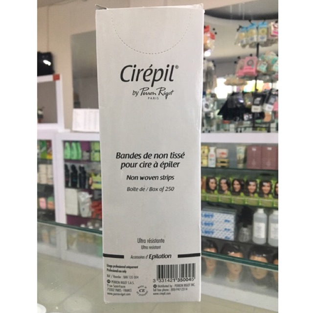 Perron Rigot Cirepil Non Woven Strips 250pcs