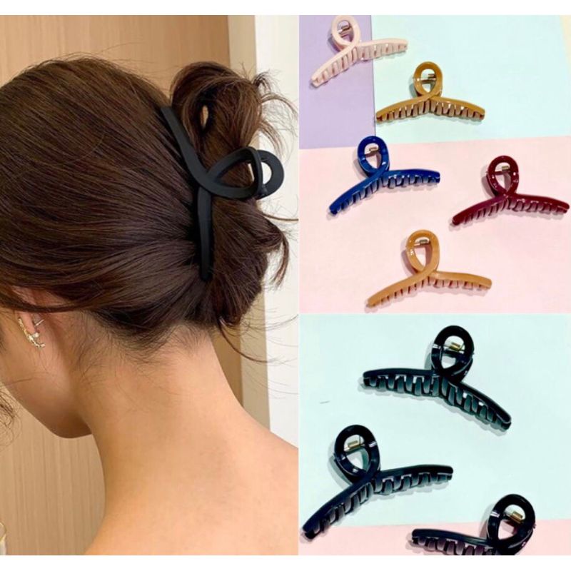 Jepitan Rambut Salon Silang Korea Warna warni Jepit Jedai Jepitan Badai Aksesoris Trendy Fashion
