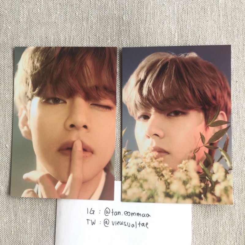 BTS Hybe Insight Exhibition photocard taehyung pc v