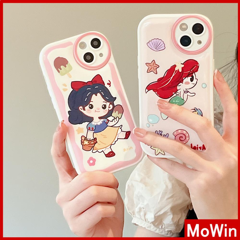 iPhone Case Silicone Soft Case TPU Airbag Shockproof Protection Camera Full Coverage Princess Cute Cartoon Compatible For iPhone 11 Pro Max 13 Pro Max 12 Pro Max 7Plus xr XS Max