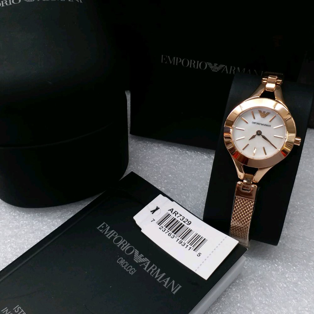 Jam Tangan Wanita Emporio Armani AR7362 rosegold 28mm Original