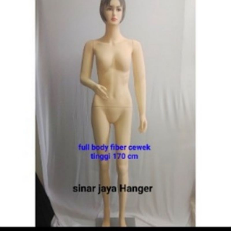 sinar jaya hanger &quot; manekin full body elien cewek kulit rambut fiber buat display pakaian