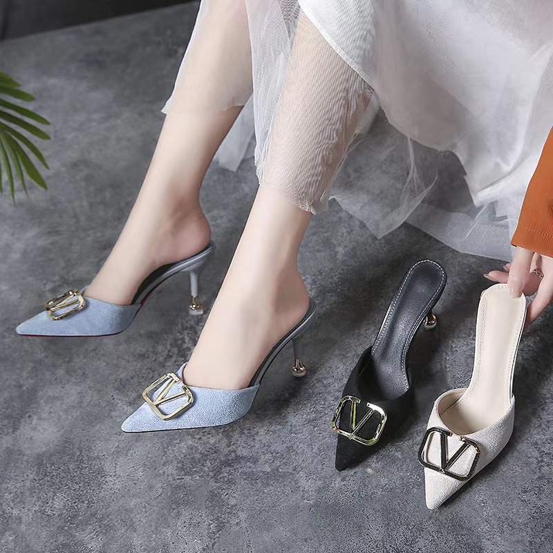 Heels z50 sepatu sendal wanita import realpict