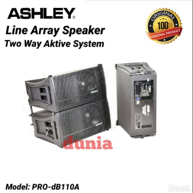 Speaker Line Array Ashley PRO dB110A Two Way Aktif 10 inch