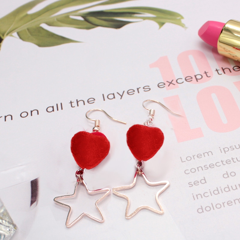 Anting Fashion Wanita Model Star Mix Love 467