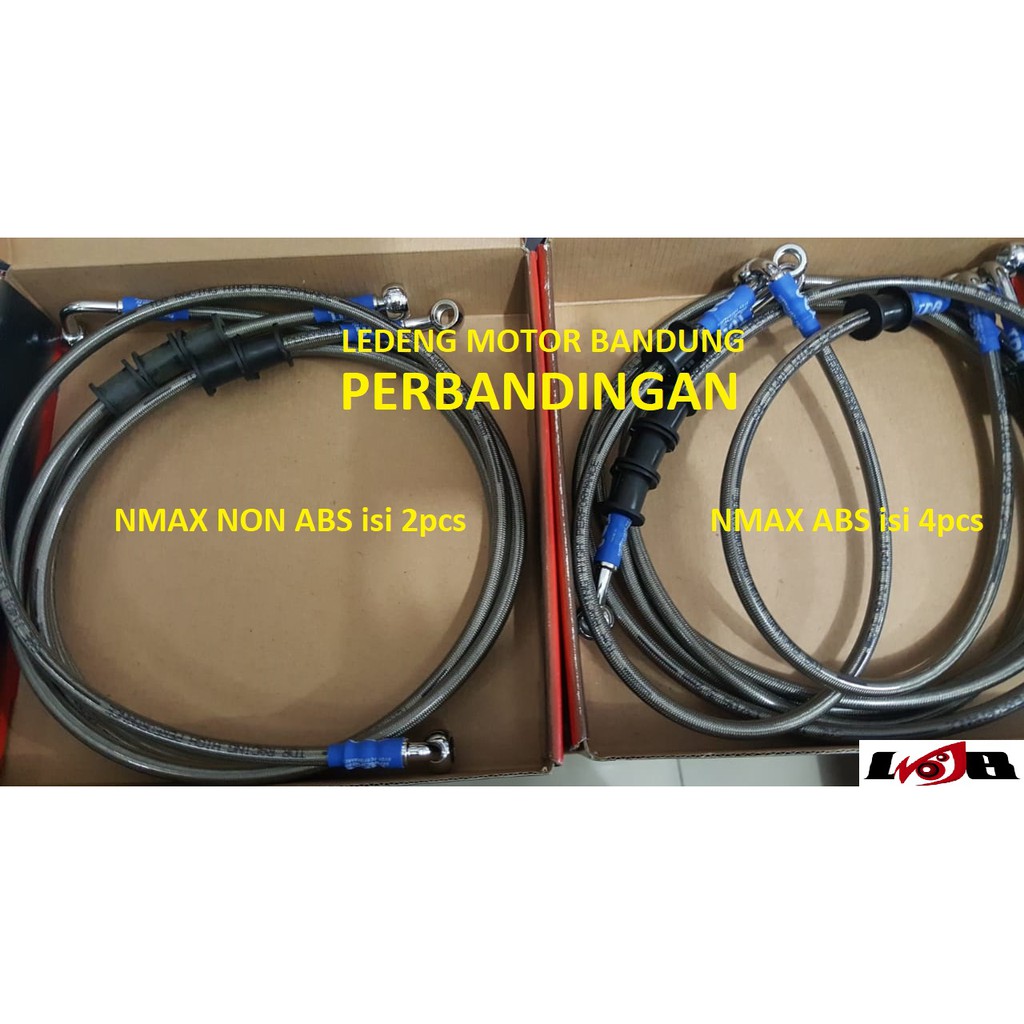 Nmax ABS Selang Rem Cakram Sepaket Brake Hose TDR N-Max Front Rear