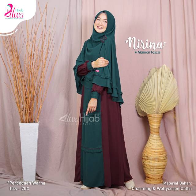 Nirina  gamis set Alwa Hijab
