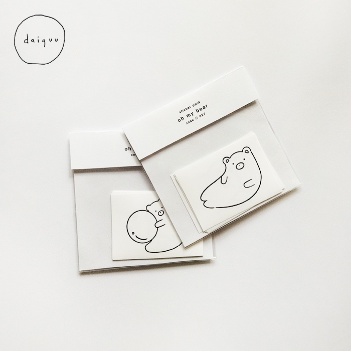 

Oh my bear animal sticker pack - stiker label hp laptop scrapbook