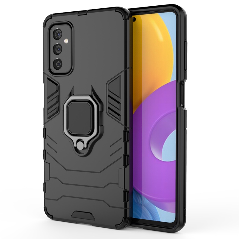 Casing Armor Shockproof Dengan Stand Holder Magnetik Untuk Samsung Galaxy M52 5G Coque