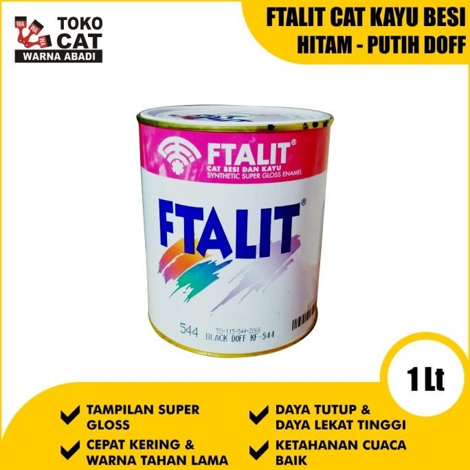 

BISA COD Cat Minyak Ftalit Warna Hitam Doff 544 dan Putih Doff 559