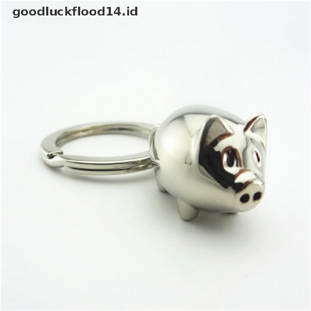 [OOID] 1Pcs Lovely Mini Pig Keychain Keyring Keyfob Cute Gift Ring Charm Decoration ID