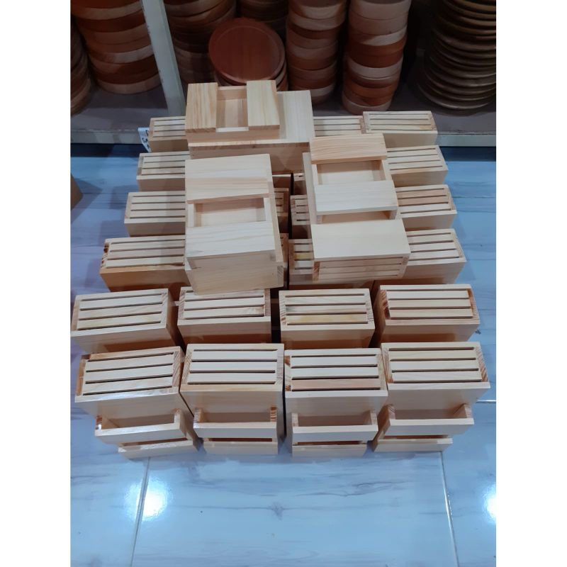 Tempat Pisau Kayu Jumbo/ Tempat Pisau Jumbo + Talenan / Tempat Pisau Daging