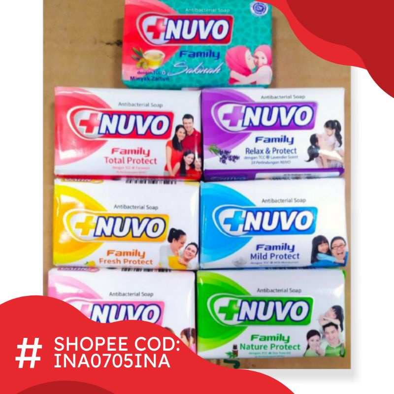 Sabun Nuvo Kecil / Sabun Nuvo 76 gram