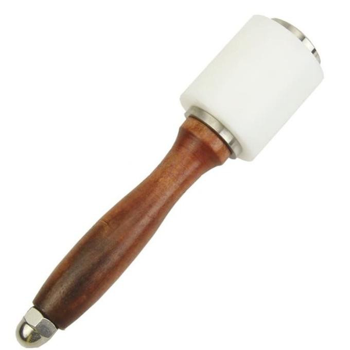 PALU KULIT BAHAN NILON GAGANG KAYU KERAJINAN KULIT HAMMER NYLON CRAFT - GRATIS ONGKIR EKSTRA