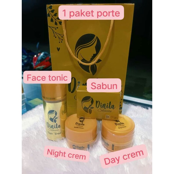 DINITA SKINCARE PAKET FORTE ORI 100%