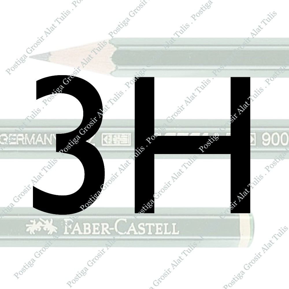 

Pensil Faber Castell 3H ORIGINAL