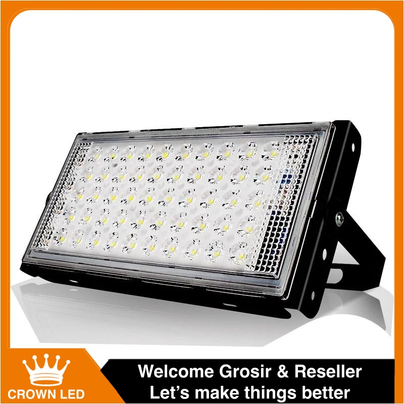 LAMPU SOROT LED FLOODLIGHT LAMPU TEMBAK OUTDOOR 50W 50W 50WATT 50 WATT