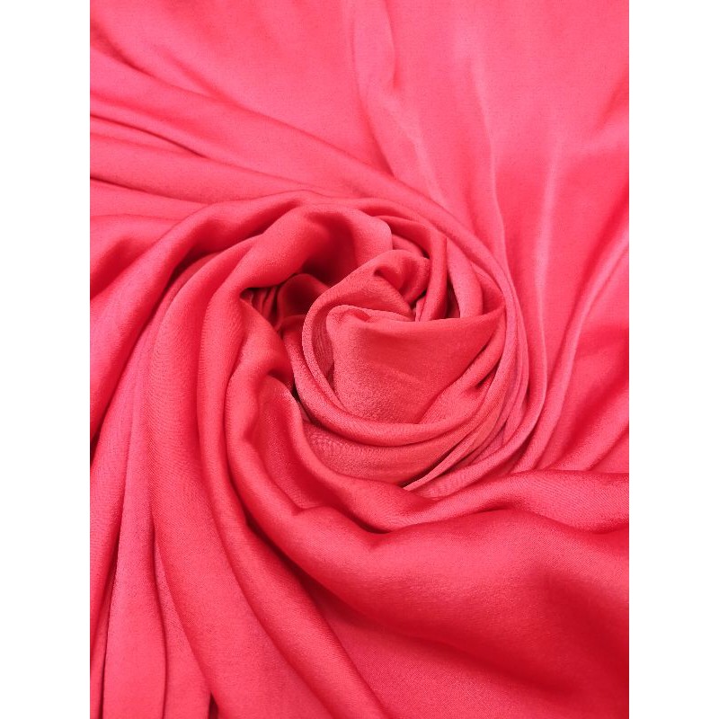 Bahan Polos Zara Silk / Kain Silk Zara / Kain Satin Zara Silk Premium Per 1/2meter = 50 cm = 0,5 m
