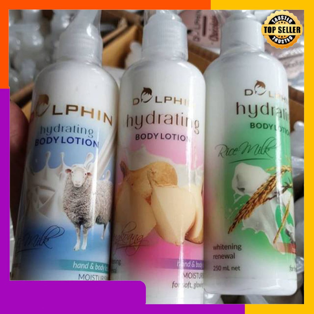 Dolphin Body Lotion Hydrating Kemasan 250ml Ori Sudah BPOM