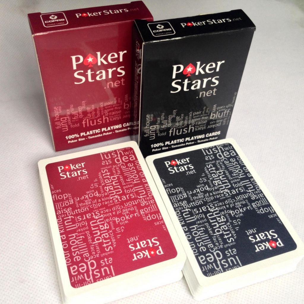 Poker Stars Kartu Remi Poker Plastik