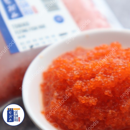 Tobiko Orange Flying Fish Roe | Telur Ikan Sushi Halal