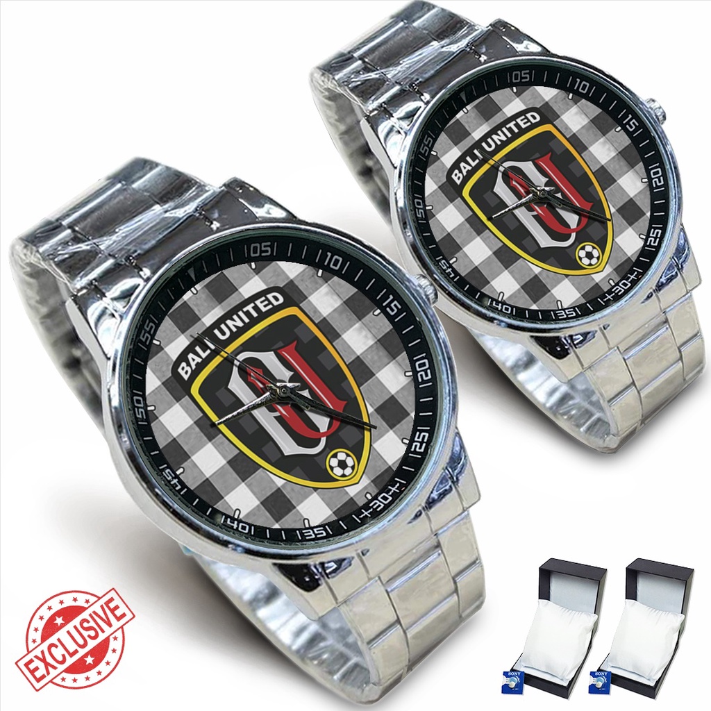 Jam Tangan Rantai Couple BALI UNITED FC (Nice)