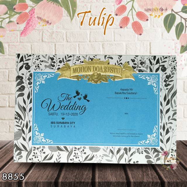 

blangko Undangan Tulip 8855