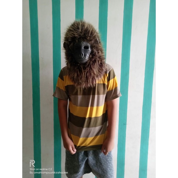 Topeng Monyet Ukuran Dewasa Mirip Asli/ Mainan Prank Topeng Monyet Gorilla