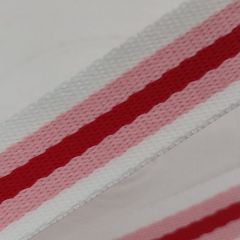 Webbing 2.5 cm polyester katun ketebalan 1mm - 1.1mm (meteran)