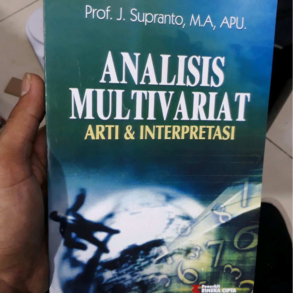 Promo Buku Analisis Multivariat Arti Interpretasi J Supranto Shopee Indonesia