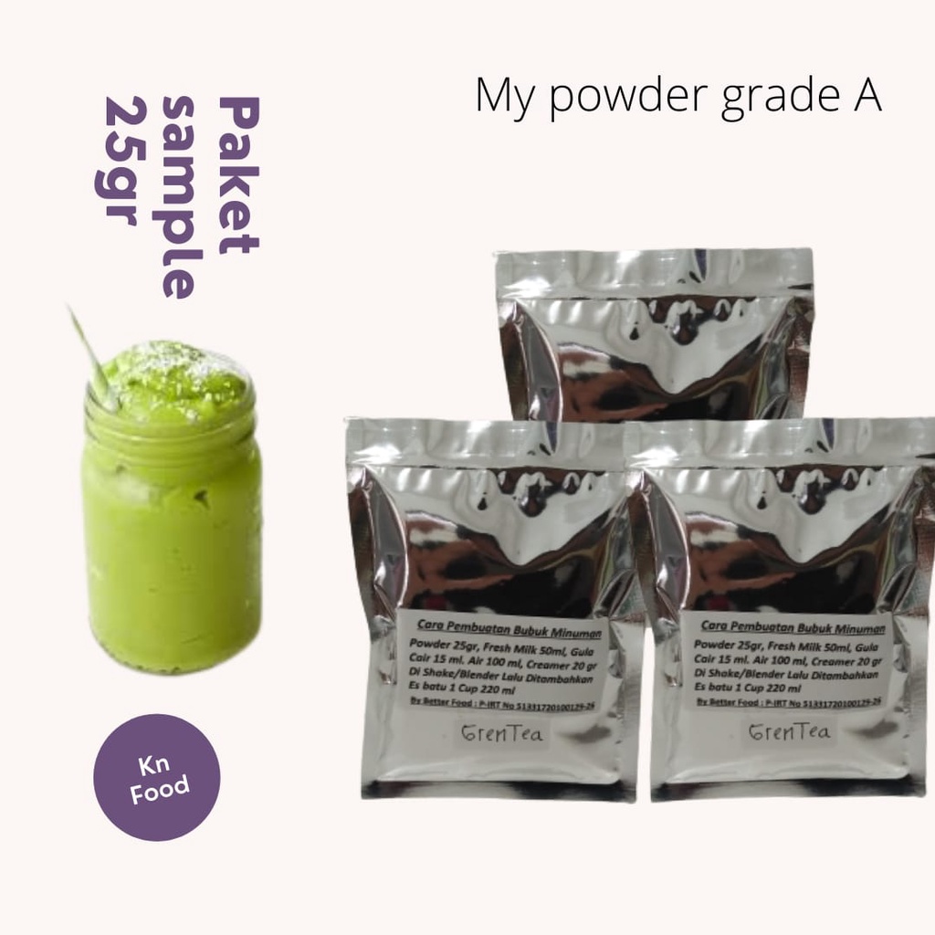 

Paket sampel 25 gram my powder Grade A