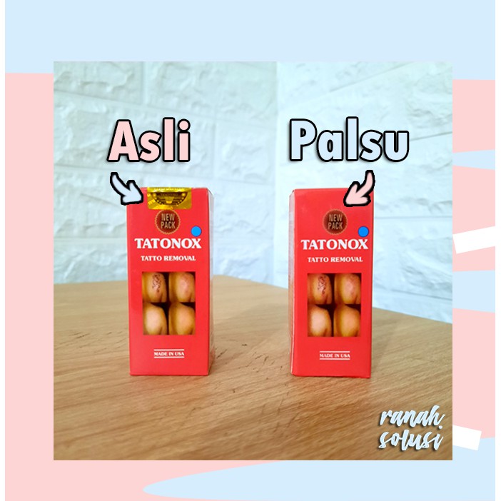 ORIGINAL Tatonox Penghilang Tato Permanen terbaik / Tattonox / Tatto