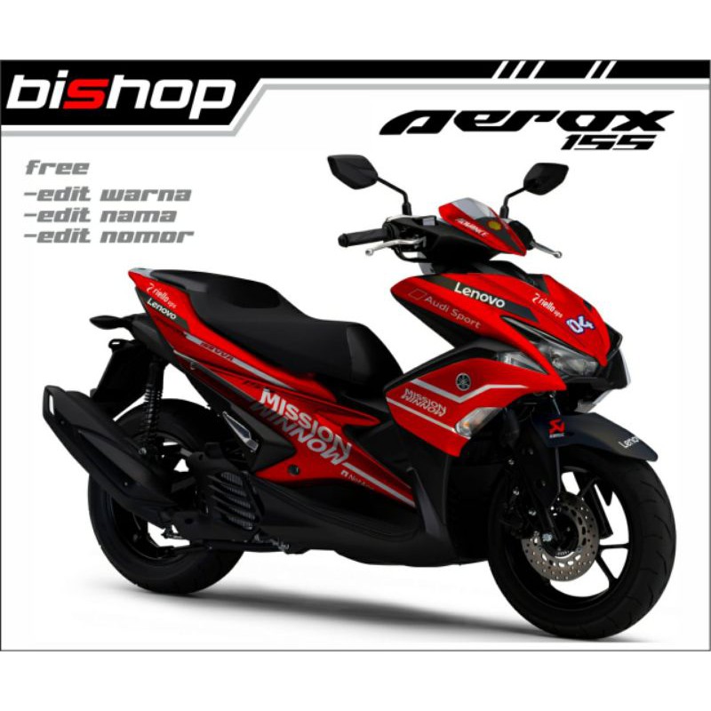 DECAL AEROX FULL BODY RED MISSION