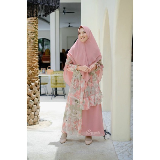 Gamis Syar'i Full Ceruty Terbaru Mewah terkini Murah |@avinaboutique | Grosir Aneka Gamis Syar'i