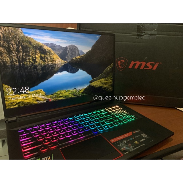 Laptop Gaming MSI GE75 9SG RTX 2080 i7 9750H