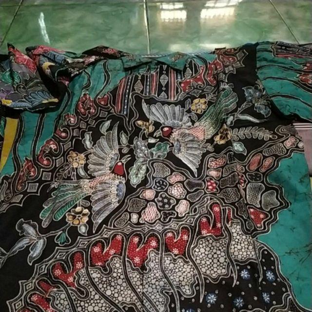 Batik Kenongo Kemeja Tosca Panjang Pekalongan Baha Store M L Xl Sogan Tulis Halus Kemeja Batik